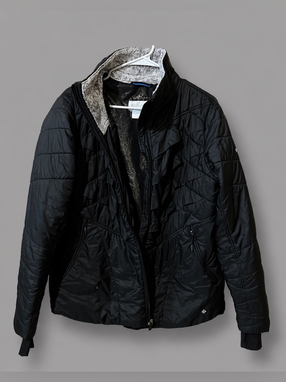 Columbia Coat with Sherpa lined collar